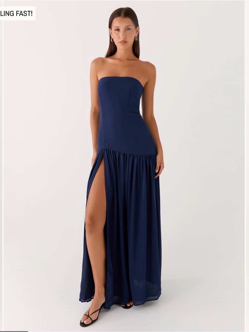 Peppermayo - Eden Strapless Maxi Dress NWT - US6 - Picture 1 of 11